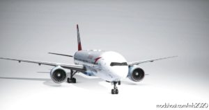 MSFS 2020 Boeing Livery Mod: CS 777-200ER Austrian Airlines (Image #2)