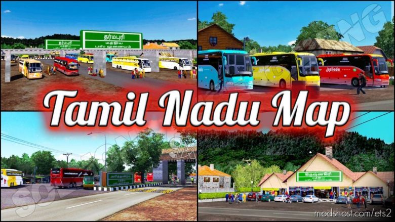 ETS2 Standalone Mod: Tamil Nadu Map With Profile 1.36 -1.40 (Featured)