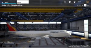 MSFS 2020 747-8 Livery Mod: NO Mirror 747-8 Philippine Airlines (Featured)