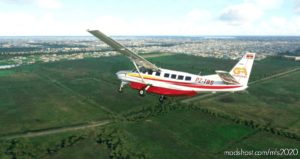 MSFS 2020 Suriname Livery Mod: Cessna 208B Grand Caravan Pz-Tbs GUM AIR 4K (Image #2)