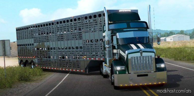 ATS Standalone Trailer Mod: Merrit Livestock Ownable 1.40 (Featured)