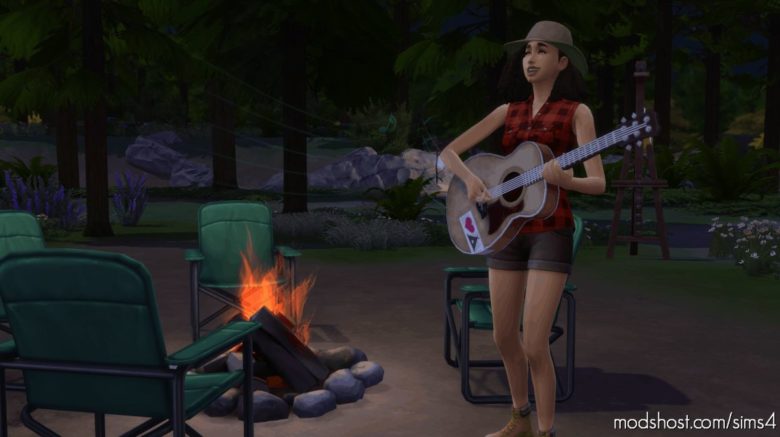 Sims 4 Mod: Sing Normally Please – Campfire Songs (Featured)