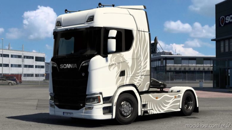 ETS2 Scania Mod: Flying Griffin Skin For Scania NG (Featured)