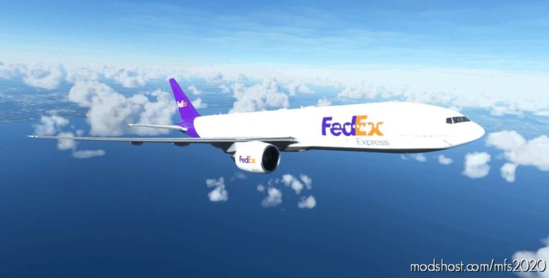 MSFS 2020 777-200 Livery Mod: CS | Boeing 777-200 Fedex 8K V1.0.0 (Featured)