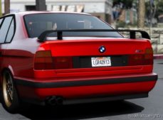 GTA 5 BMW Vehicle Mod: M5 E34 1995 V1.2 (Image #3)