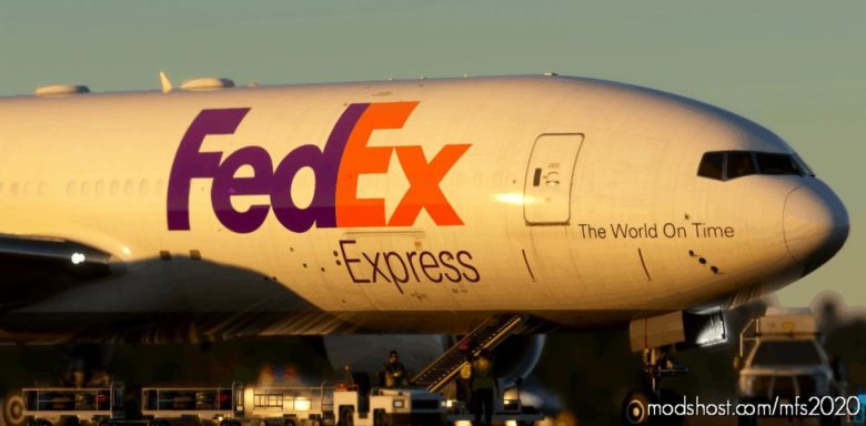 MSFS 2020 Boeing Mod: Fedex Express Livery | CS 777-200 8K (Featured)