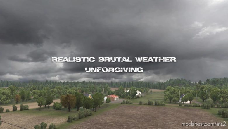 ETS2 Mod: Realistic Brutal Weather Unforgiving V6.5 1.40.X (Featured)