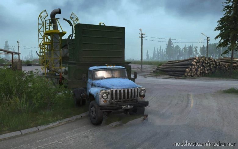 MudRunner Mod: Semitrailer-Rocket Carrier (Featured)