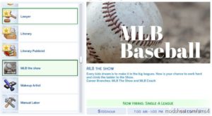 Sims 4 Mod: MLB Career With Realistic PAY (Featured)