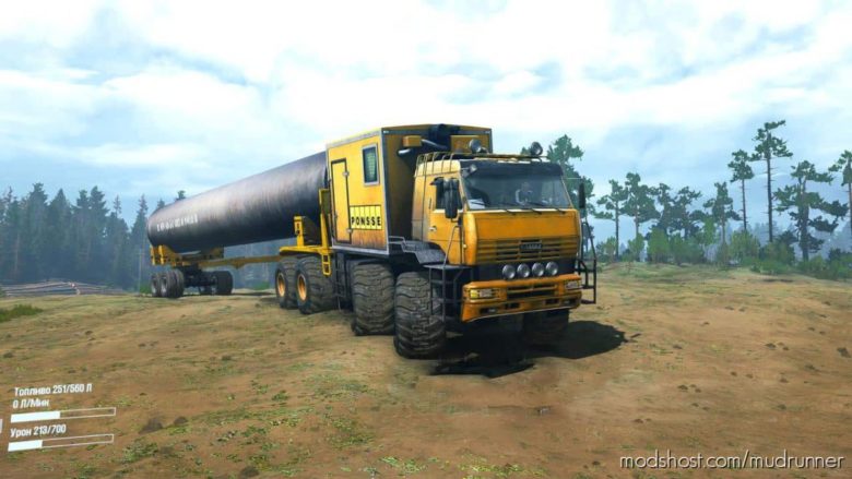 MudRunner Kamaz Truck Mod: Polar Forwarder – Envelope V1.2 (Featured)