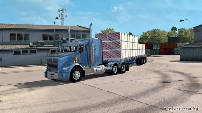 ATS Mod: Doepker Flatbed Trailer 1.40 (Featured)