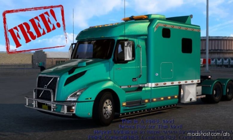 ATS Volvo Truck Mod: Legacy By Mark Brower 1.40 (Featured)