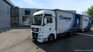 ETS2 MAN Truck Mod: Tandem Krone MAN Tga/Tgx/Tgx E6 (Madster) 1.40 (Image #4)