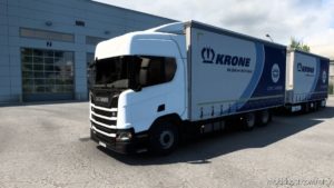 ETS2 Krone Truck Mod: Tandem Krone Scania NG P/G/R/S (Eugene) 1.40.3 (Image #2)