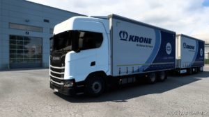 ETS2 Krone Truck Mod: Tandem Krone Scania NG P/G/R/S (Eugene) 1.40.3 (Image #4)