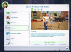 Sims 4 Mod: Tourism Career (Image #3)