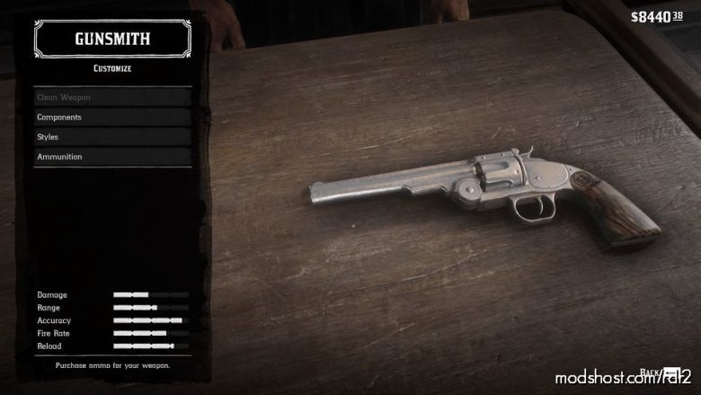 RDR2 Effect Mod: NO Degradation ON Base Weapons (Featured)