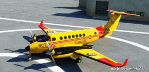 MSFS 2020 4K Livery Mod: King AIR 350 Royal Canadian AIR Force ‘Search And Rescue’ 4K Fictional (Featured)