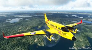 MSFS 2020 4K Livery Mod: King AIR 350 Royal Canadian AIR Force ‘Search And Rescue’ 4K Fictional (Image #3)