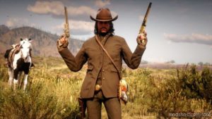 RDR2 Player Mod: John’s NPC Coat Open And Closed (Image #4)