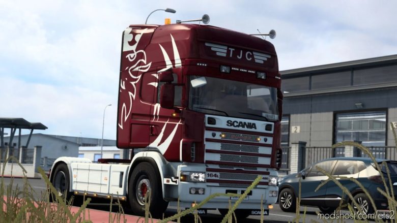 ETS2 RJL Mod: Scania R4 TJC Transport Skin (Featured)