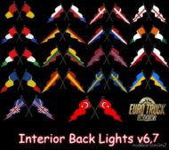 ETS2 Ford Part Mod: Interior Back Lights V6.7 1.40 (Featured)