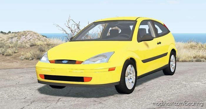 BeamNG Ford Car Mod: Focus ZX3 (DBW) 2000 (Featured)