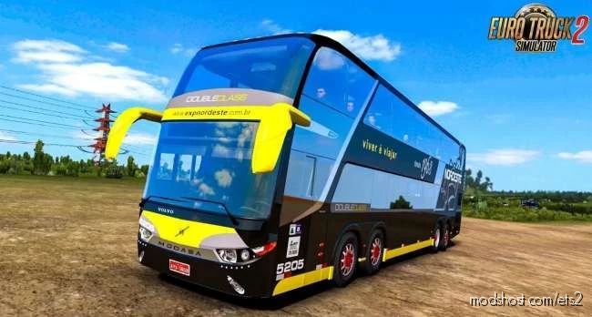 ETS2 Volvo Bus Mod: Modasa Zeus 3 8X2 Volvo 1.40 (Featured)