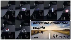 ETS2 Scania Interior Mod: S&R Animation KEY 1.40 (Featured)