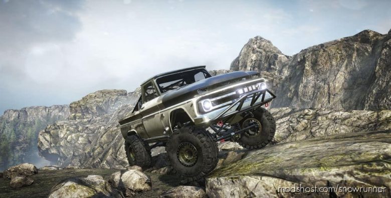 SnowRunner Chevrolet Car Mod: 66 K10 Shop Truck (Featured)