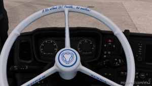 ETS2 Scania Interior Mod: Vabis Steering Wheels 1.40 (Featured)