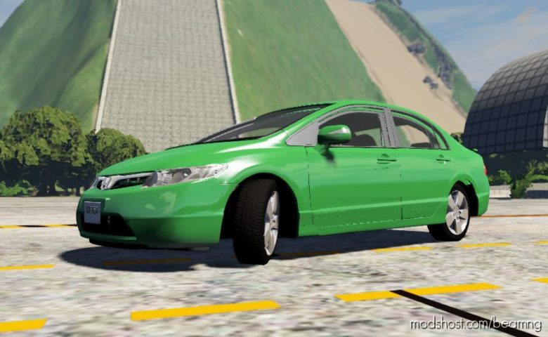 BeamNG Honda Car Mod: Civic 2000 REMASTERED (Featured)