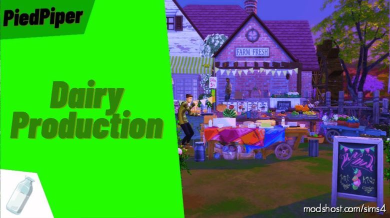 Sims 4 Mod: Dairy Production (Featured)