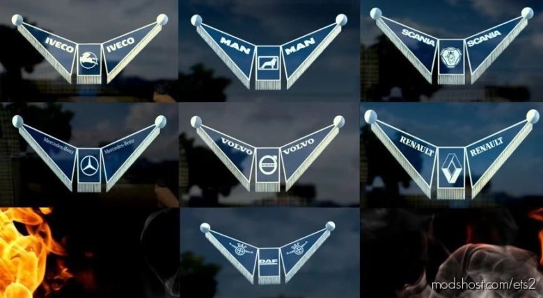 ETS2 Mod: Triple Pennants 1.40 (Featured)