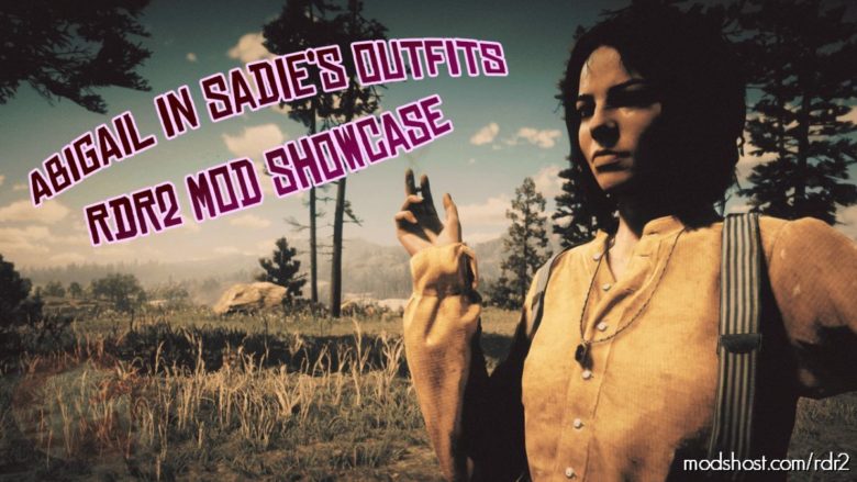 RDR2 Mod: Abigail Marston In Sadie Adler’s Outfits (Featured)