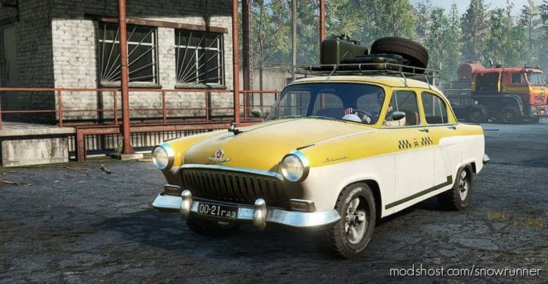 SnowRunner GAZ Car Mod: -21 Volga V1.0.4 (Featured)