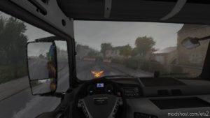 ETS2 Rain Weather Mod: Realistic Heavy Rain V1.5 By Srinsane 1.40 (Image #2)