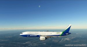 MSFS 2020 777-200 Livery Mod: Boeing 777 200 Ecodemonstrator (Image #3)