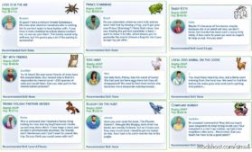 Sims 4 Career Mod: Mega ODD JOB Pack – 20 Animal Themed Jobs (Image #2)