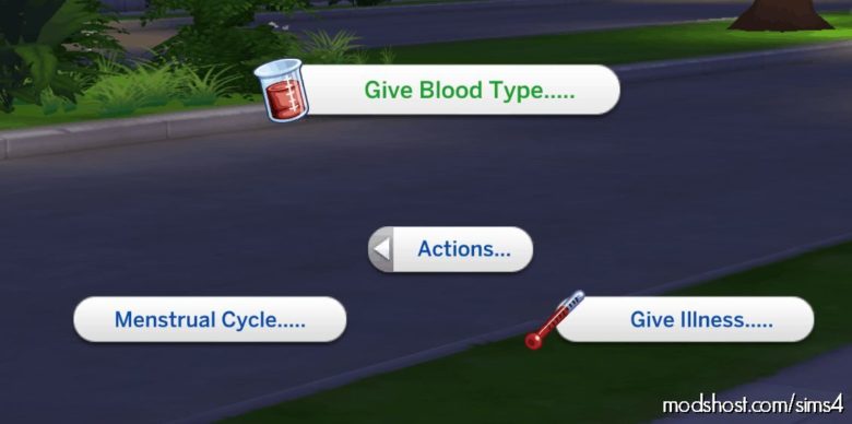 Sims 4 Mod: Physical/Mental Health System Overhaul-Illnesses, Blood Types, Dieting, And More V1.1 (Featured)