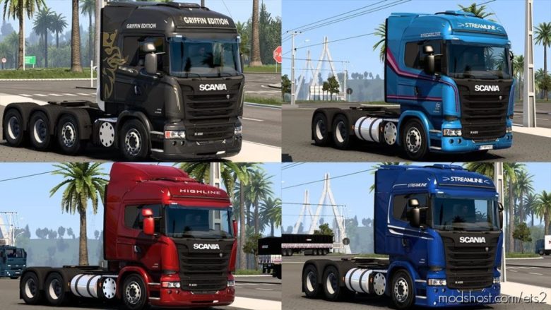 ETS2 Scania Truck Mod: BR Series & Various Accessories 1.40 (Featured)