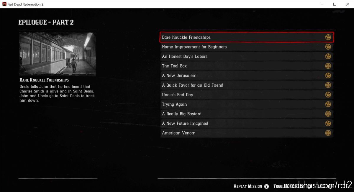 RDR2 Save Mod: Epilogue – ALL Gold – Barebones (Featured)