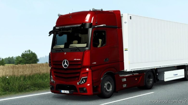 ETS2 Mercedes-Benz Truck Mod: Mercedes Benz NEW Actros 2019 1.40 (Featured)