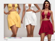 Sims 4 Clothes Mod: Shay Skirt (Featured)