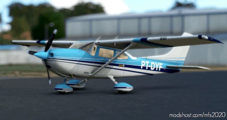 MSFS 2020 8K Livery Mod: Carenado Cessna CT182T Skylane Pt-Dyf ( 8K) (Featured)