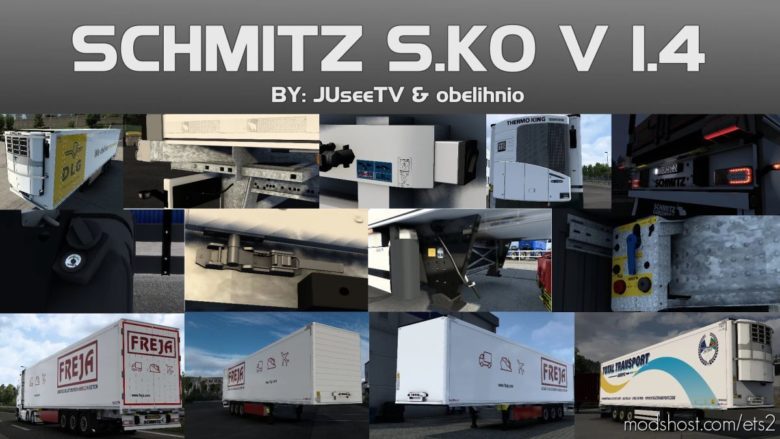 ETS2 Schmitz Trailer Mod: S.KO By Obelihnio & Juseetv 1.4 1.40 (Featured)