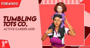 Sims 4 Mod: Tumbling Tots CO / Active Daycare Career (Featured)