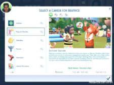 Sims 4 Mod: Tumbling Tots CO / Active Daycare Career (Image #3)