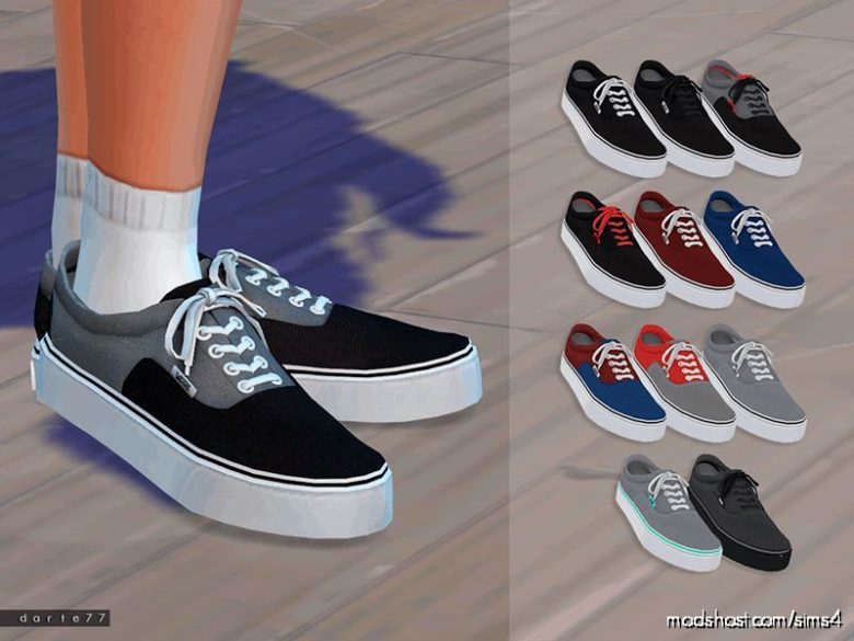 Sims 4 Shoes Mod: Vans – Females (Featured)