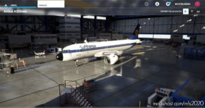 MSFS 2020 A320neo Livery Mod: 8K Lufthansa-Retro-70/80 (Featured)